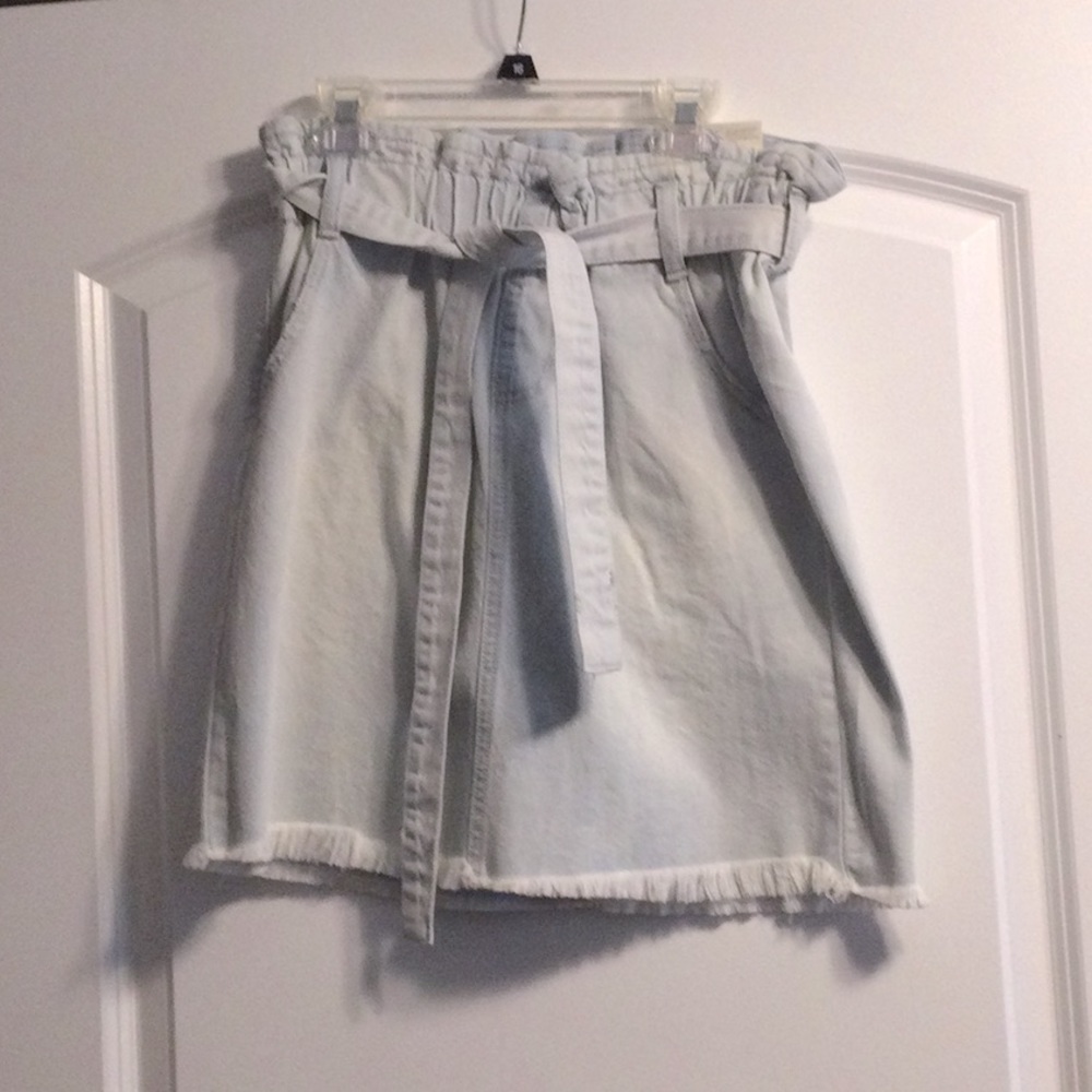 NWT High Waist Jean Skirt